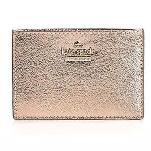 Kate Spade Cameron Street Gold Card Holder